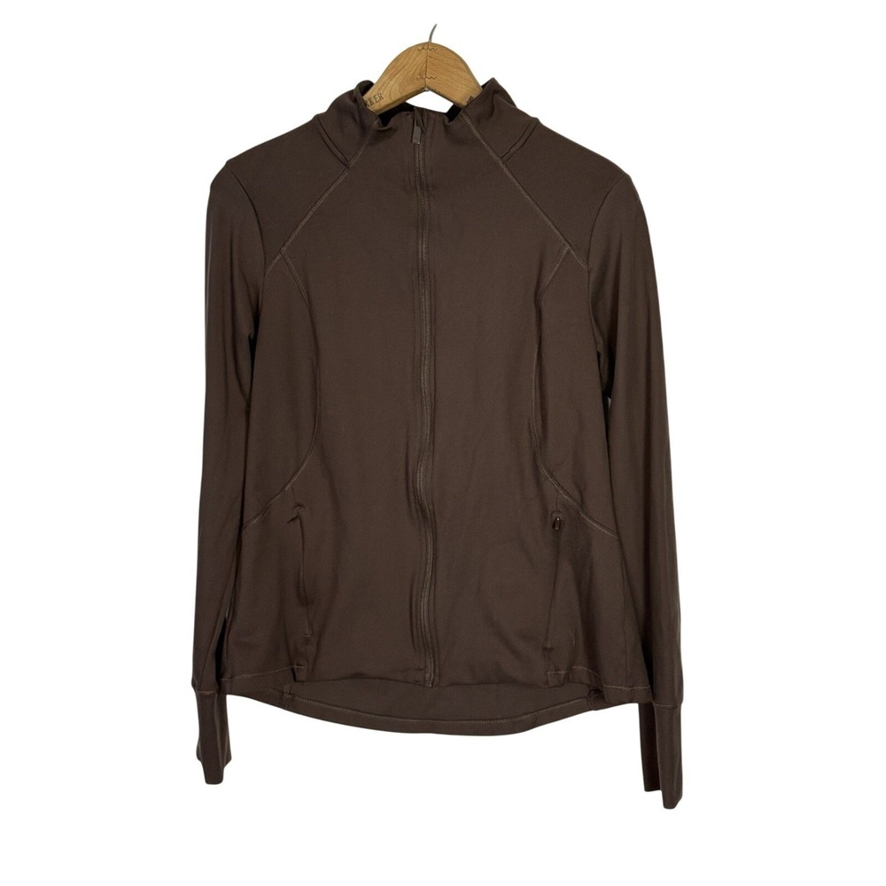 All In Motion Women's Active Sports full zip Jacket brown size medium